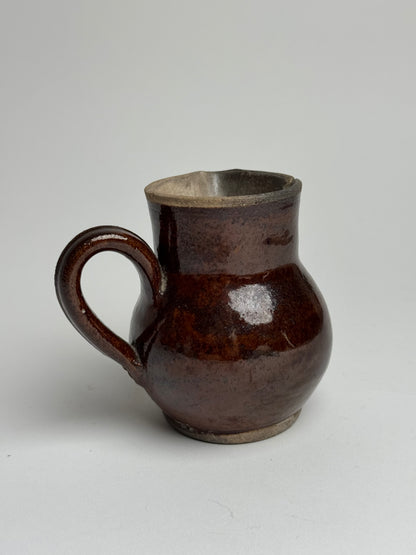 Rich Brown French Milk Jug