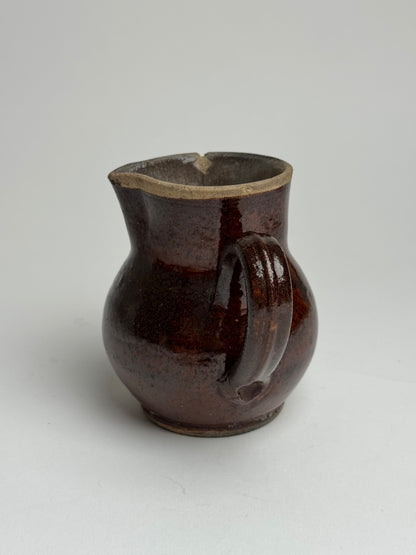 Rich Brown French Milk Jug