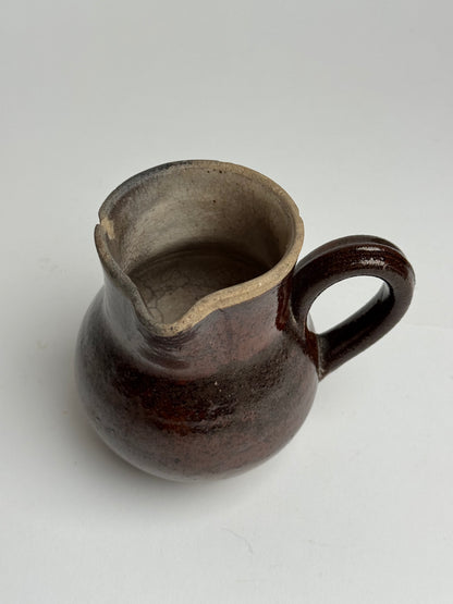 Rich Brown French Milk Jug
