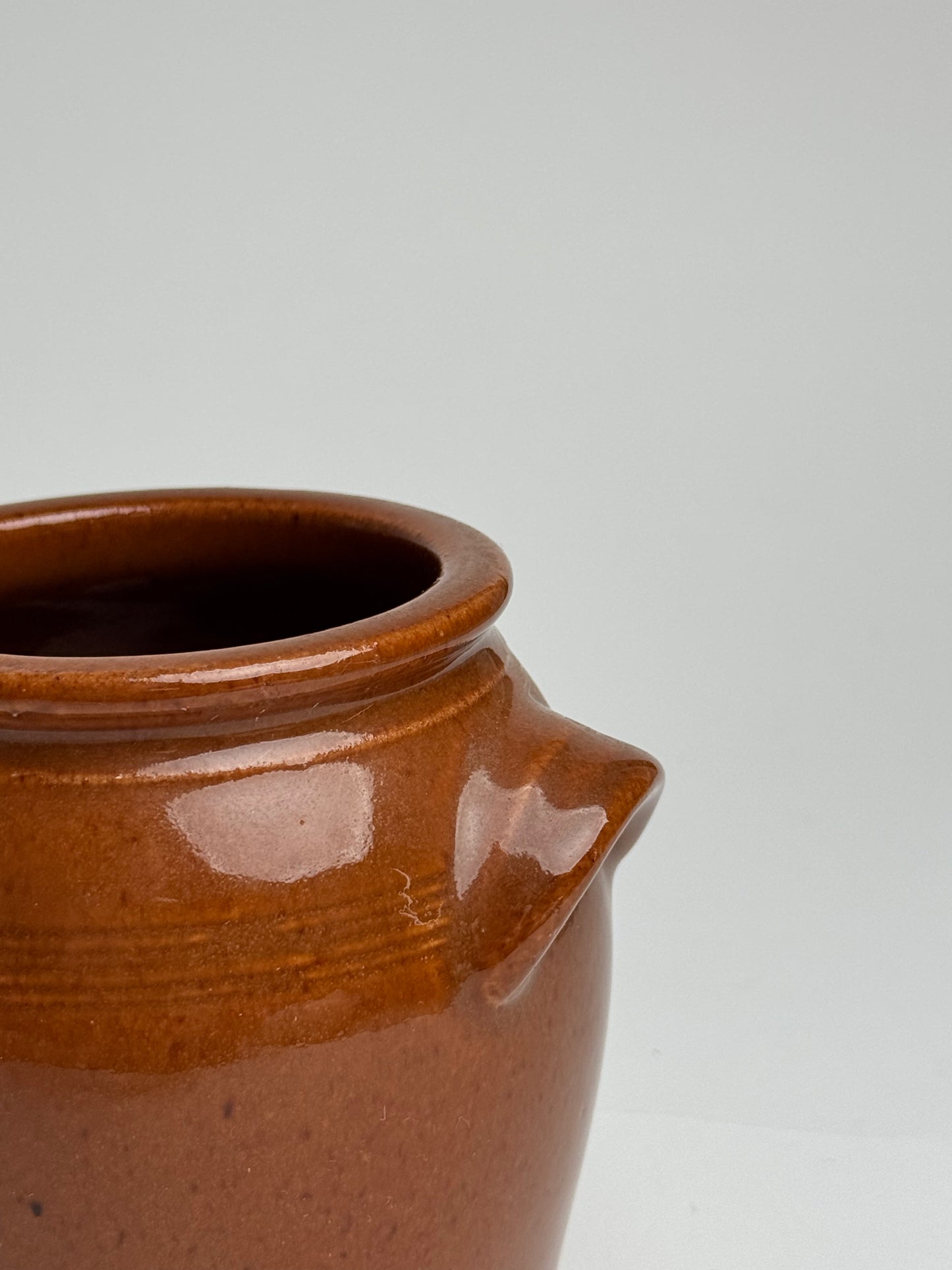 Small Rich Glaze Confit Pot