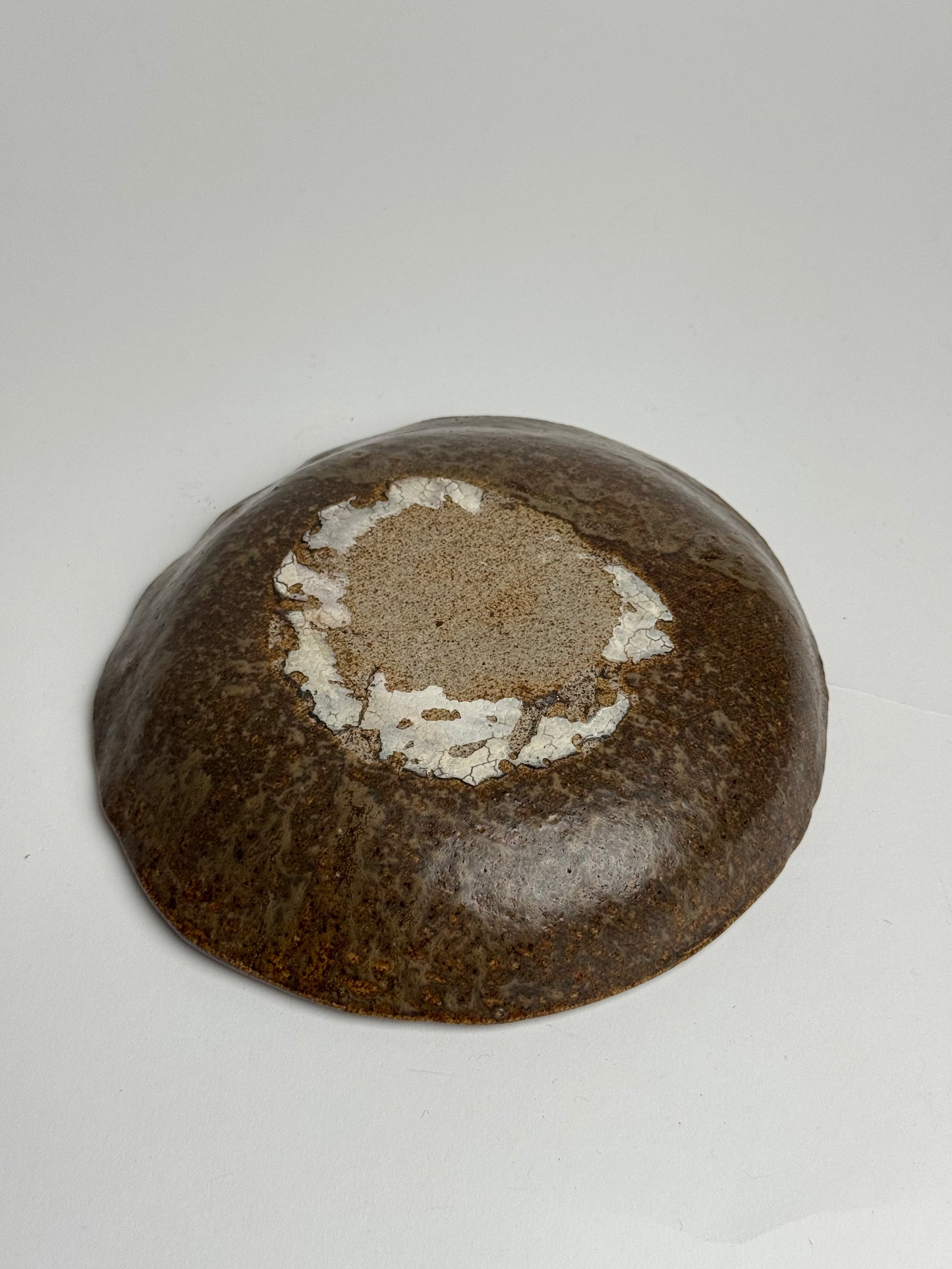 Glazed Pattern Stoneware Dish