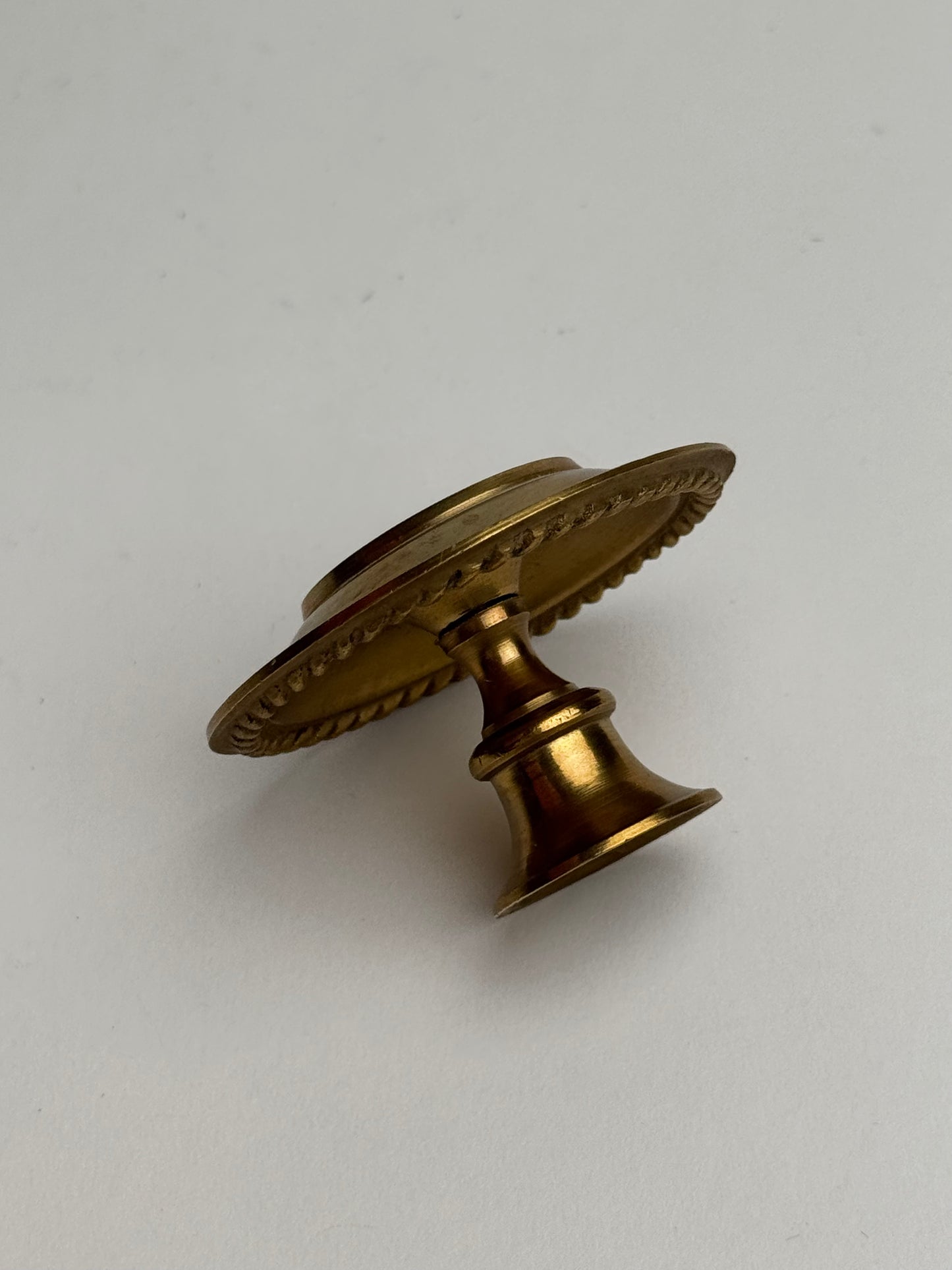 Small Vintage Brass Gold Candle Holder