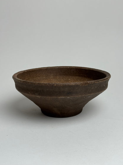 Earthy Brown Tapered Bowl