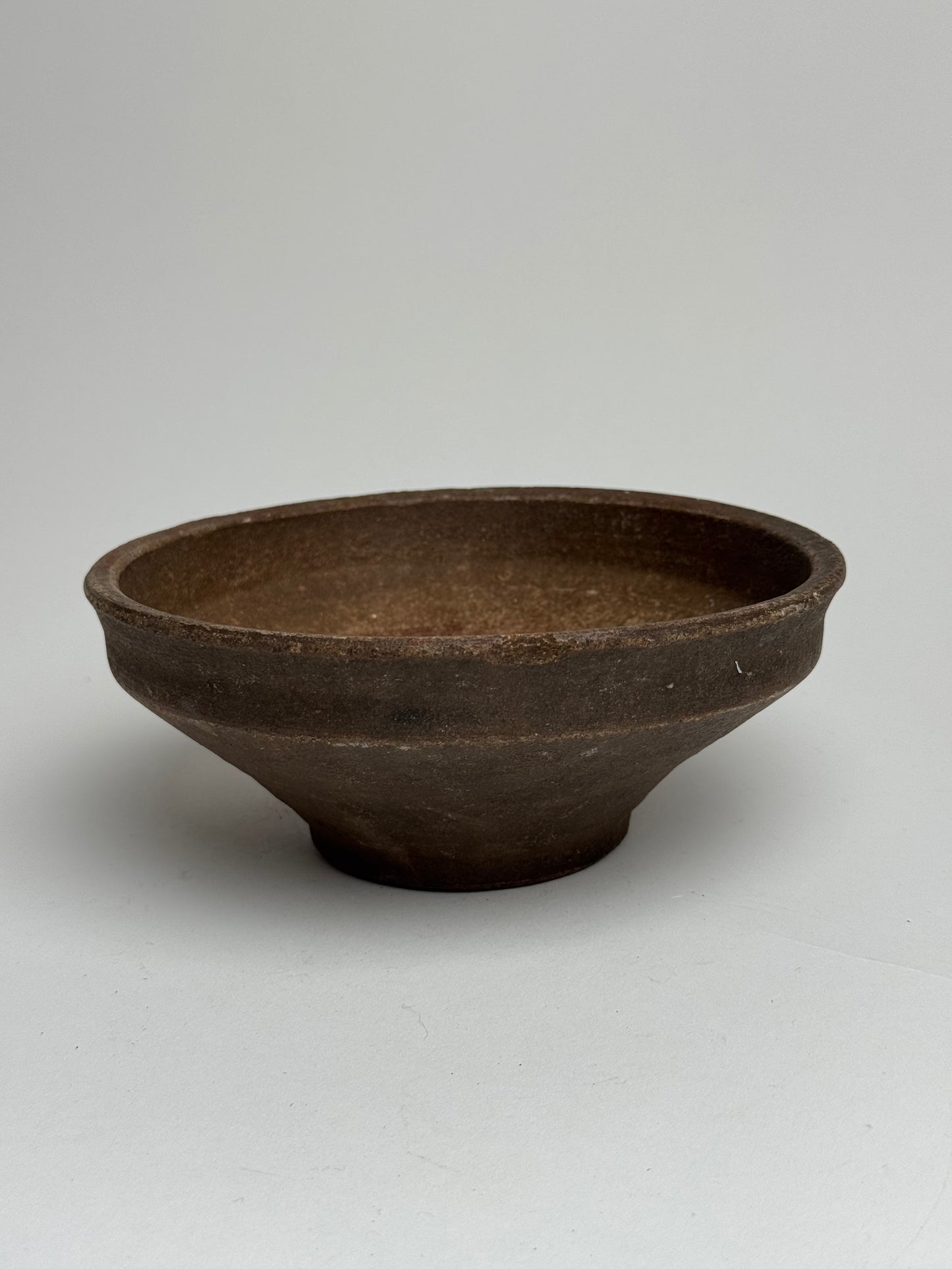 Earthy Brown Tapered Bowl