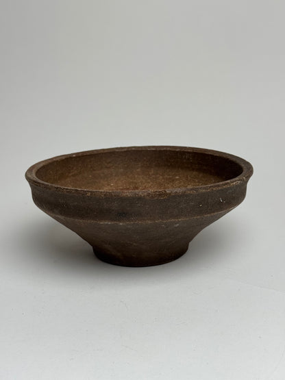 Earthy Brown Tapered Bowl