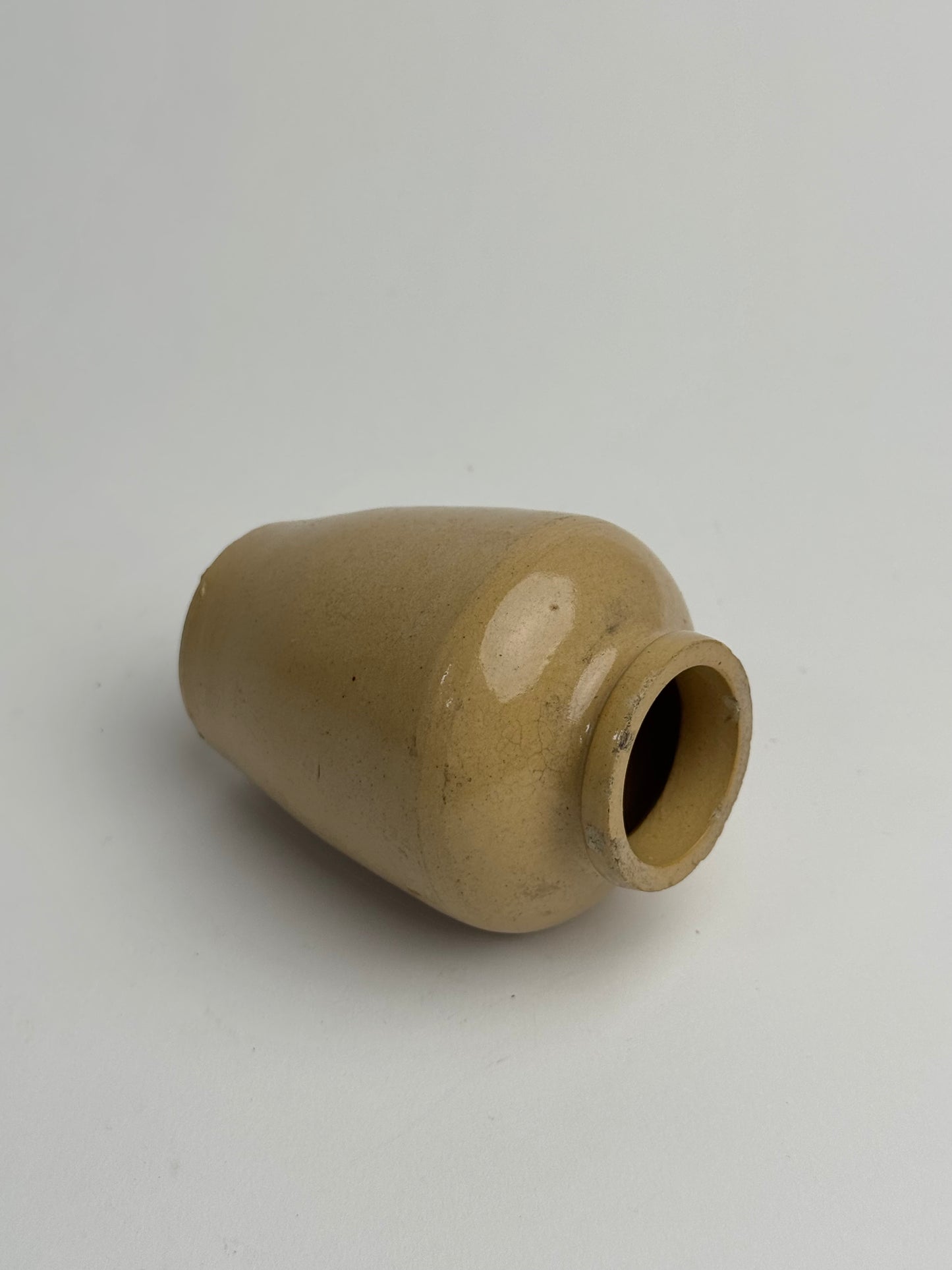 Small Glazed Warm Tapered Pot