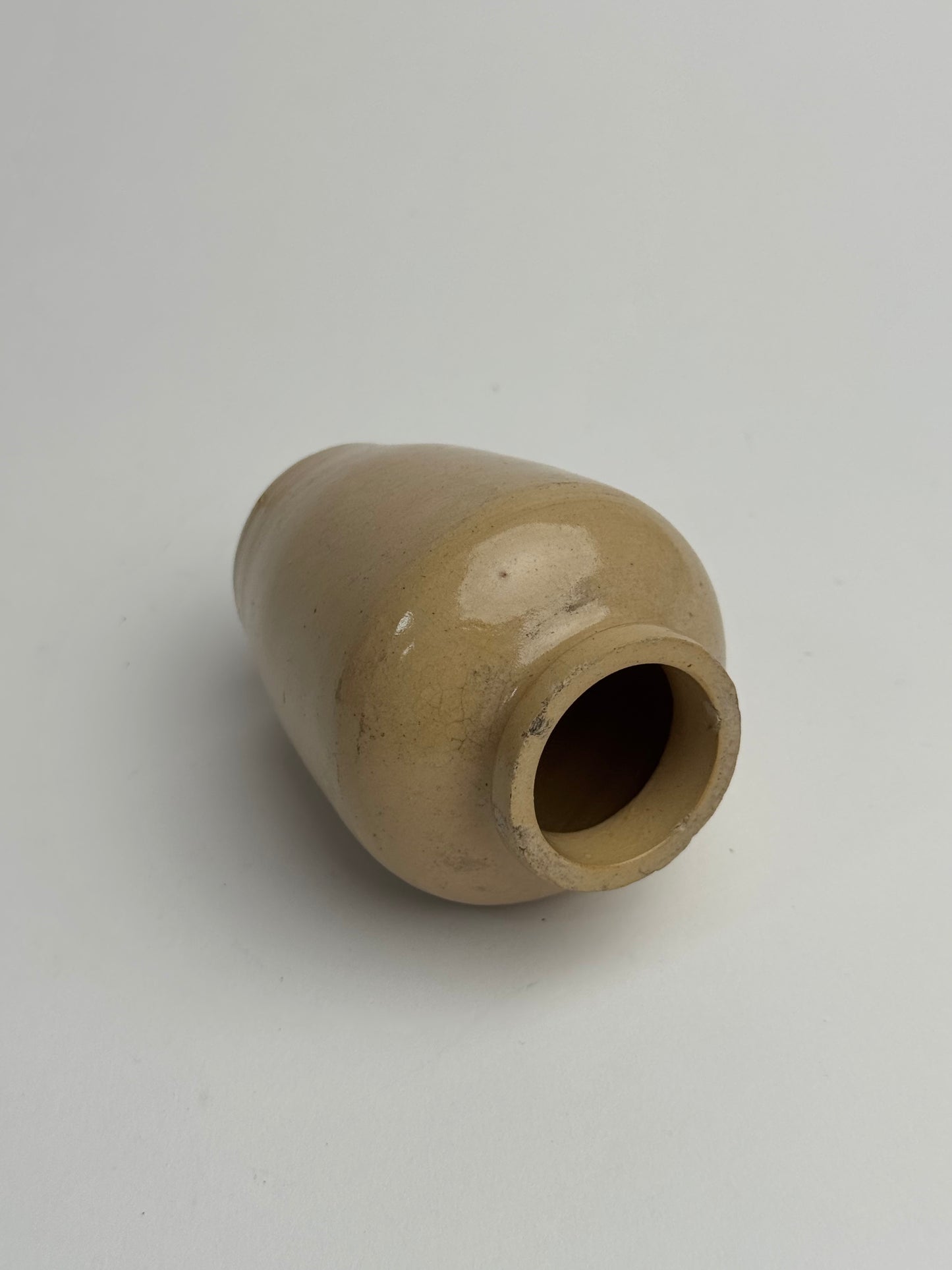 Small Glazed Warm Tapered Pot