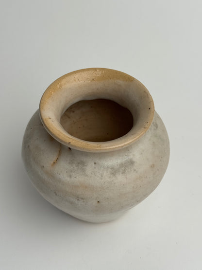 Neutral Drip Glaze Vase