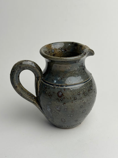Muted Blue Green Mottled Jug