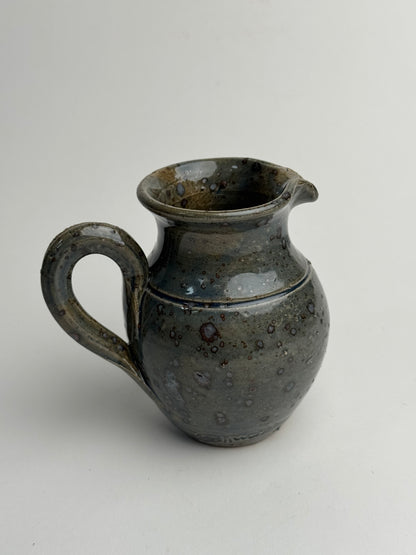 Muted Blue Green Mottled Jug