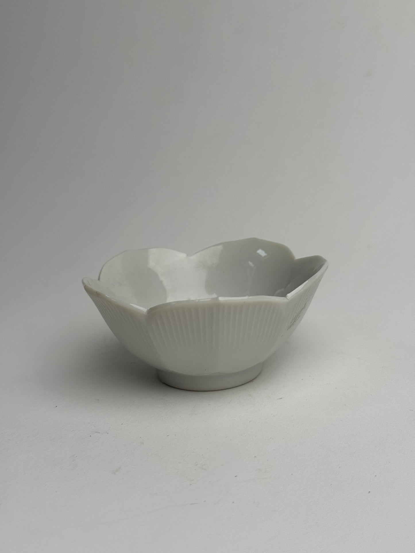 Small Vintage Flower Shaped Bowl