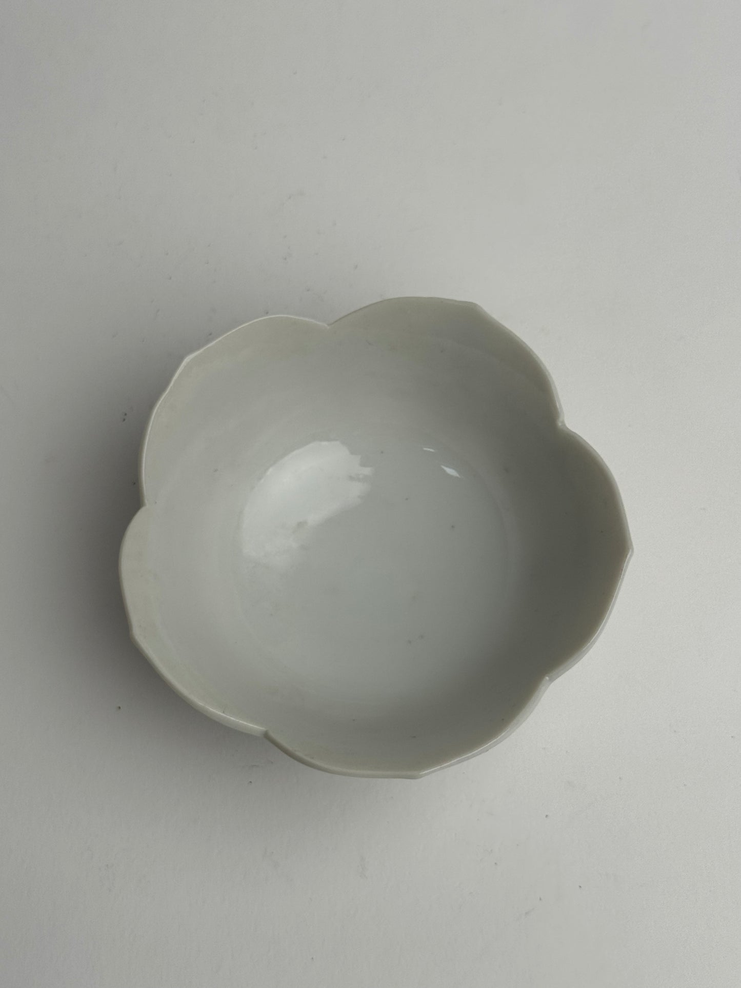 Small Vintage Flower Shaped Bowl