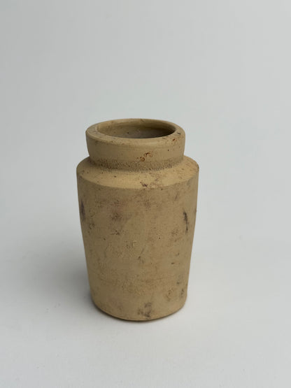 Miniature Beige Vintage Pot