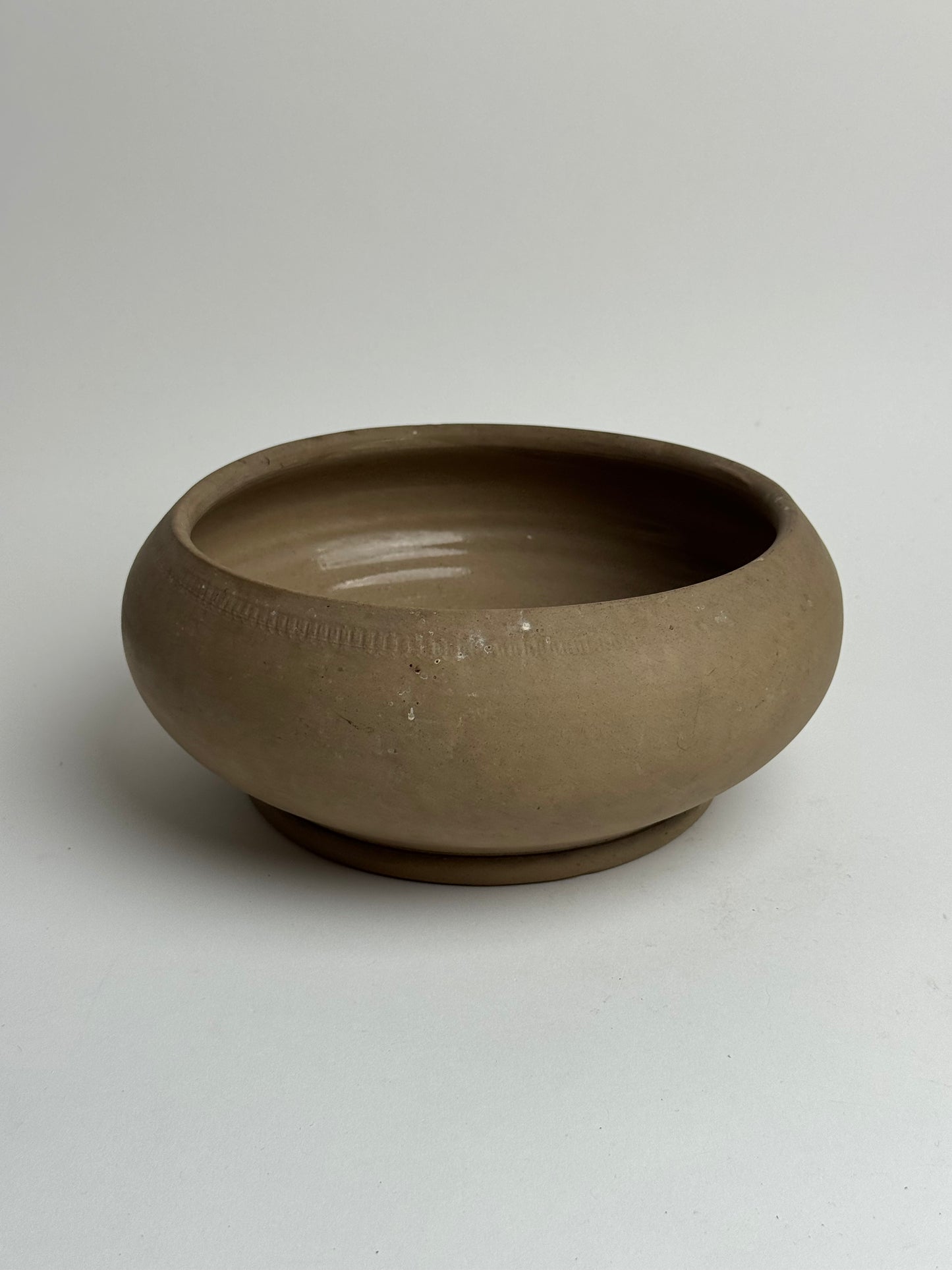 Large Round Earthenware Bowl