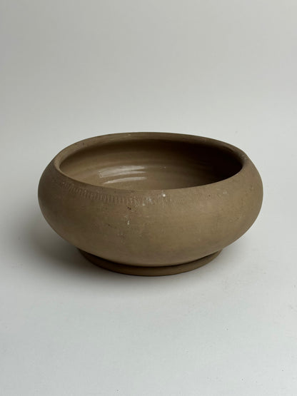 Large Round Earthenware Bowl