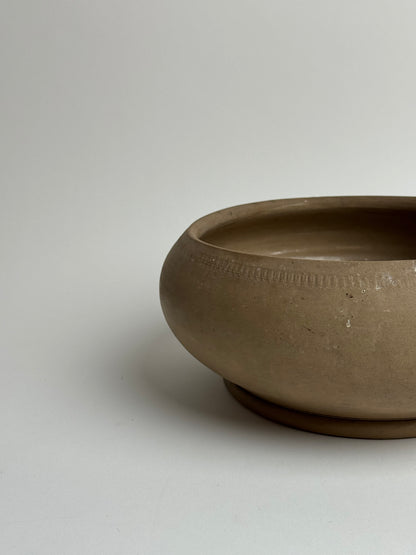 Large Round Earthenware Bowl