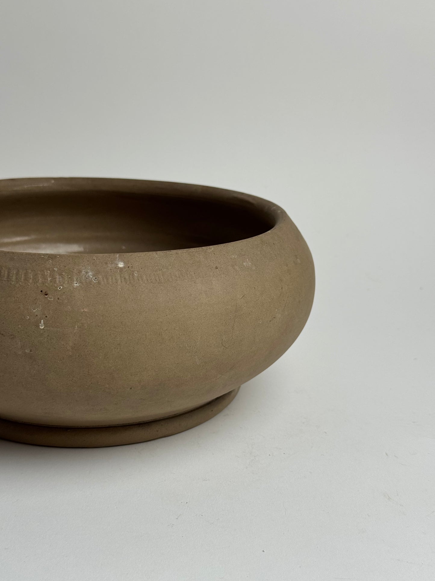 Large Round Earthenware Bowl