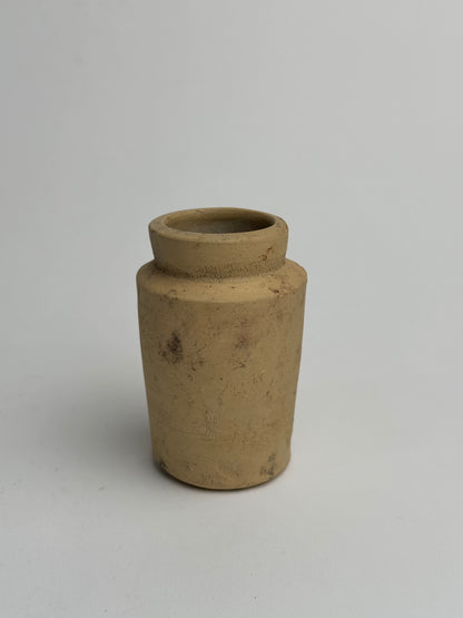 Miniature Beige Vintage Pot