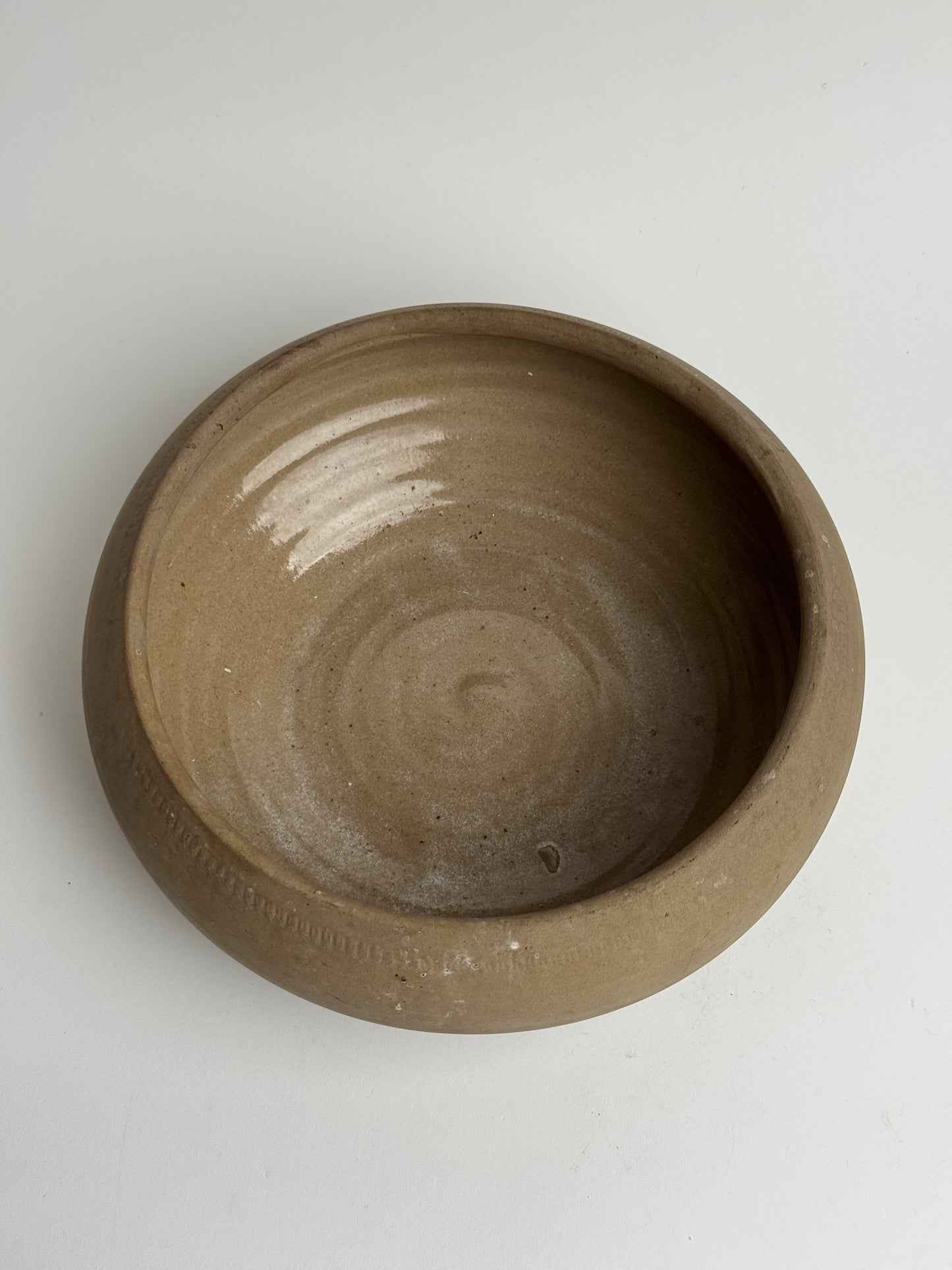 Large Round Earthenware Bowl