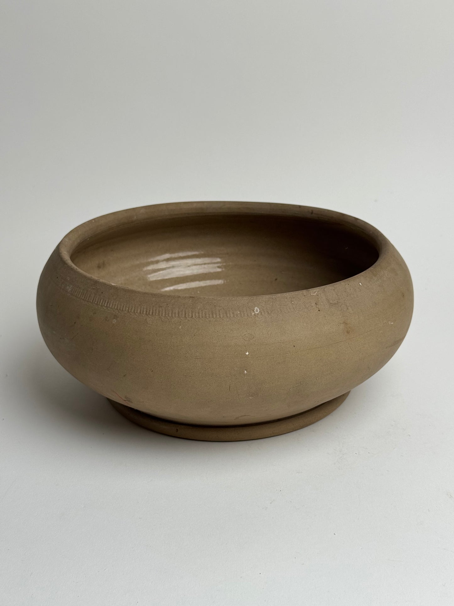 Large Round Earthenware Bowl