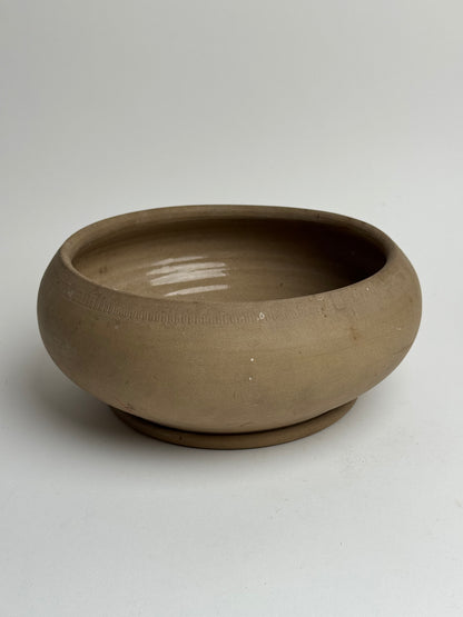Large Round Earthenware Bowl