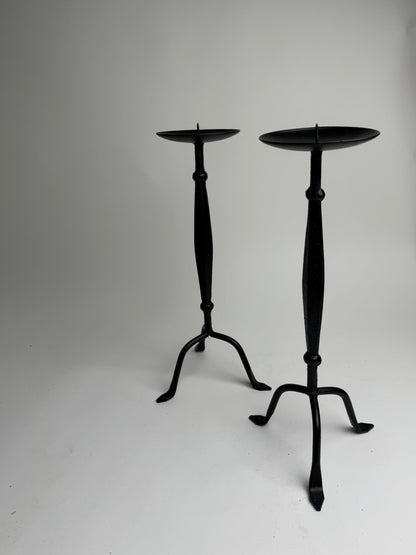 Cast Iron Candlesticks