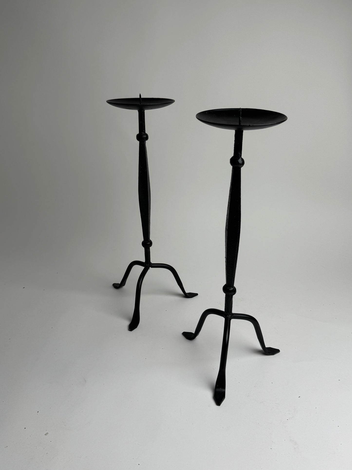 Cast Iron Candlesticks