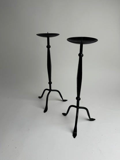 Cast Iron Candlesticks