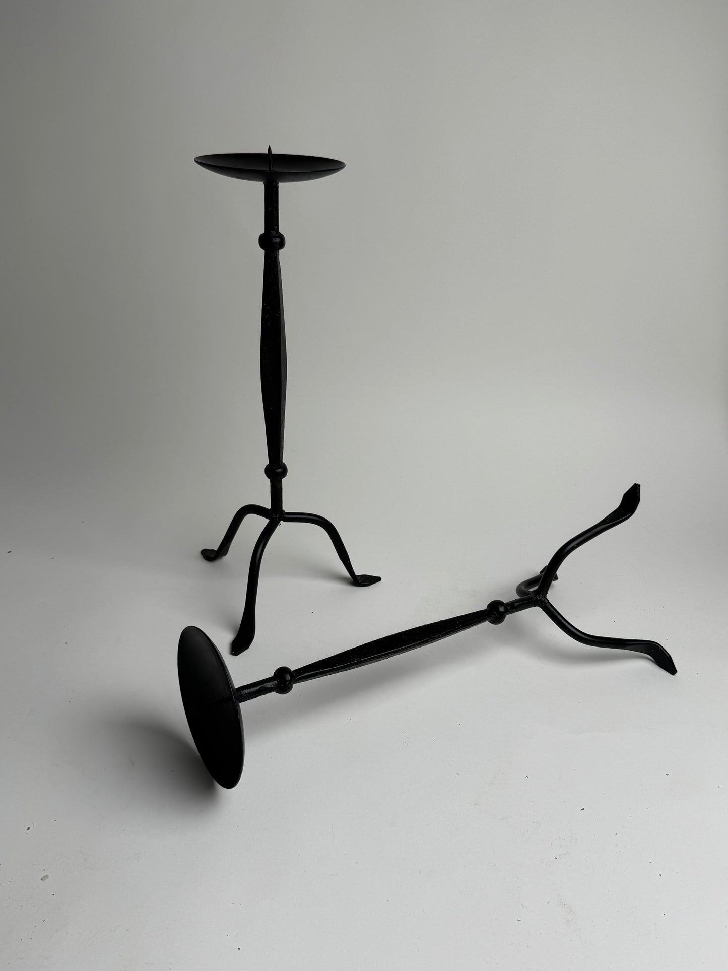 Cast Iron Candlesticks
