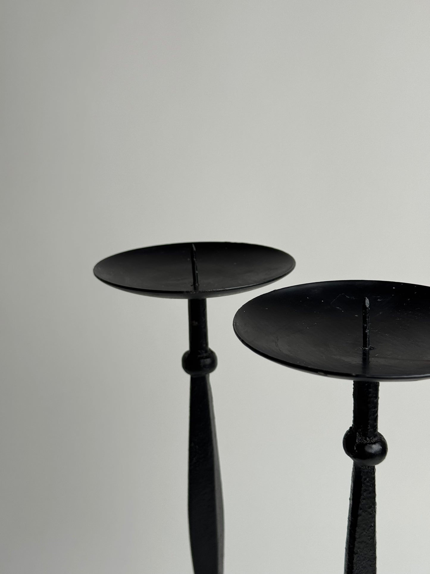 Cast Iron Candlesticks