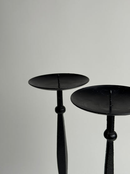 Cast Iron Candlesticks
