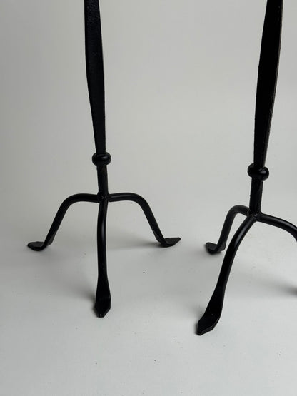 Cast Iron Candlesticks