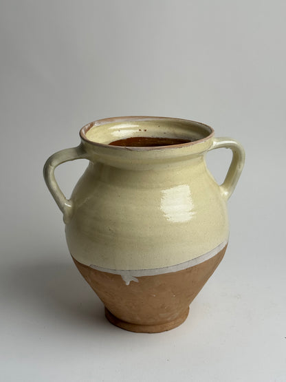 Butter Yellow Twin Handled Vessels