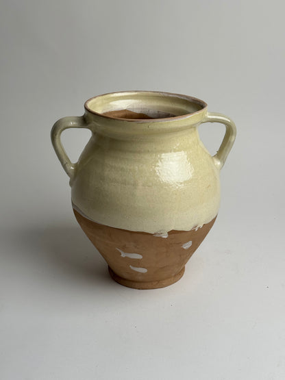 Butter Yellow Twin Handled Vessels