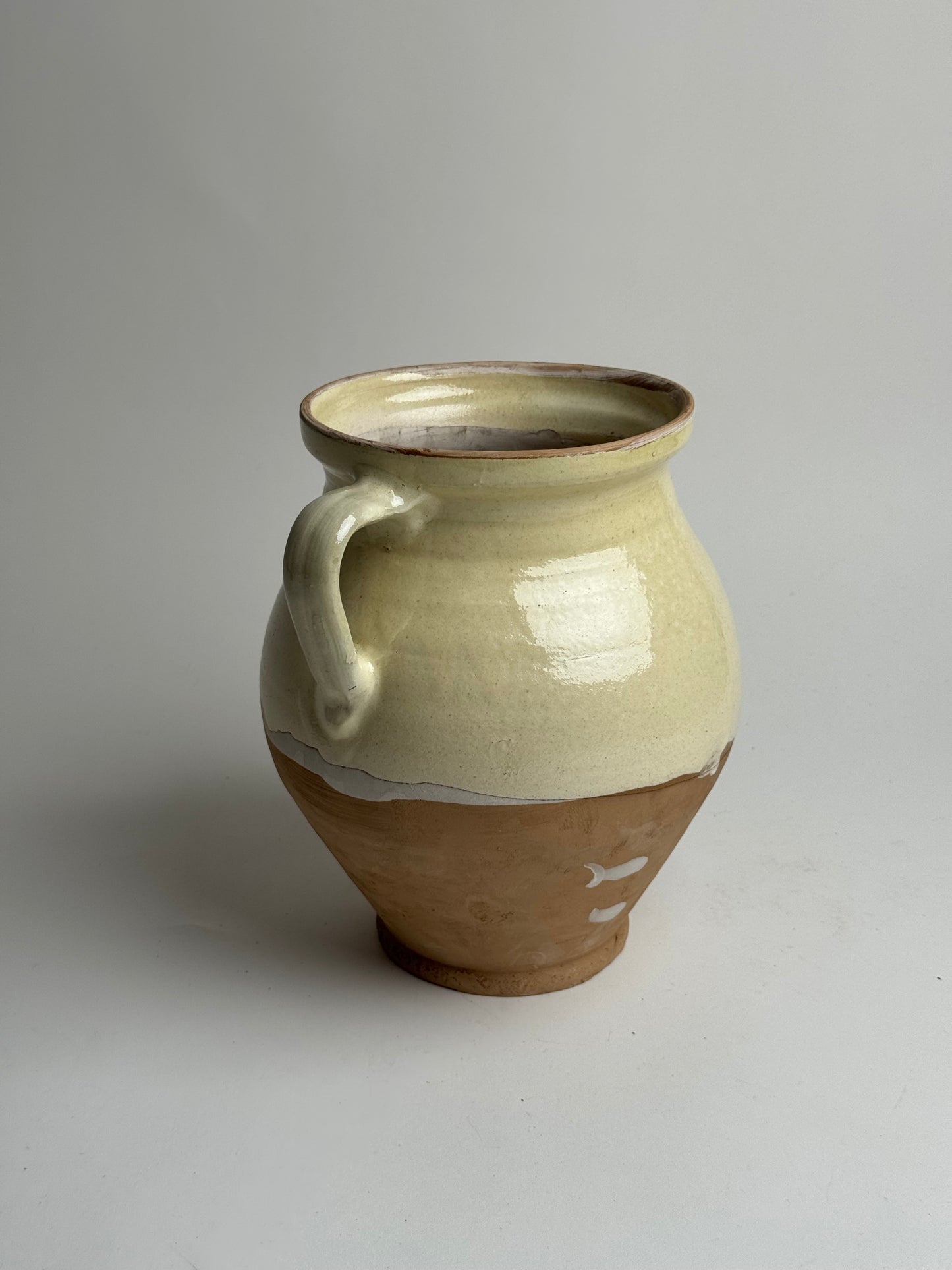 Butter Yellow Twin Handled Vessels