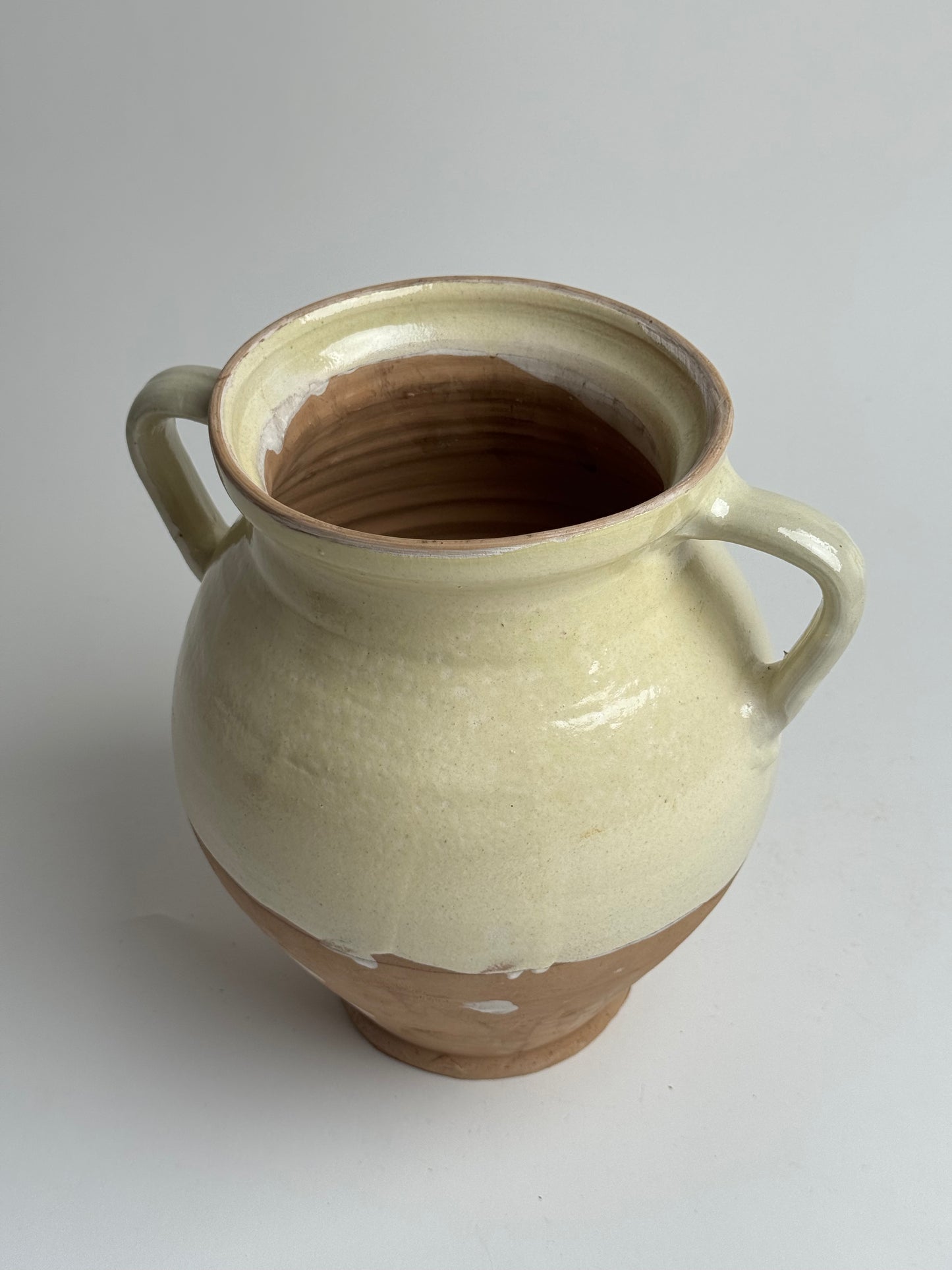 Butter Yellow Twin Handled Vessels