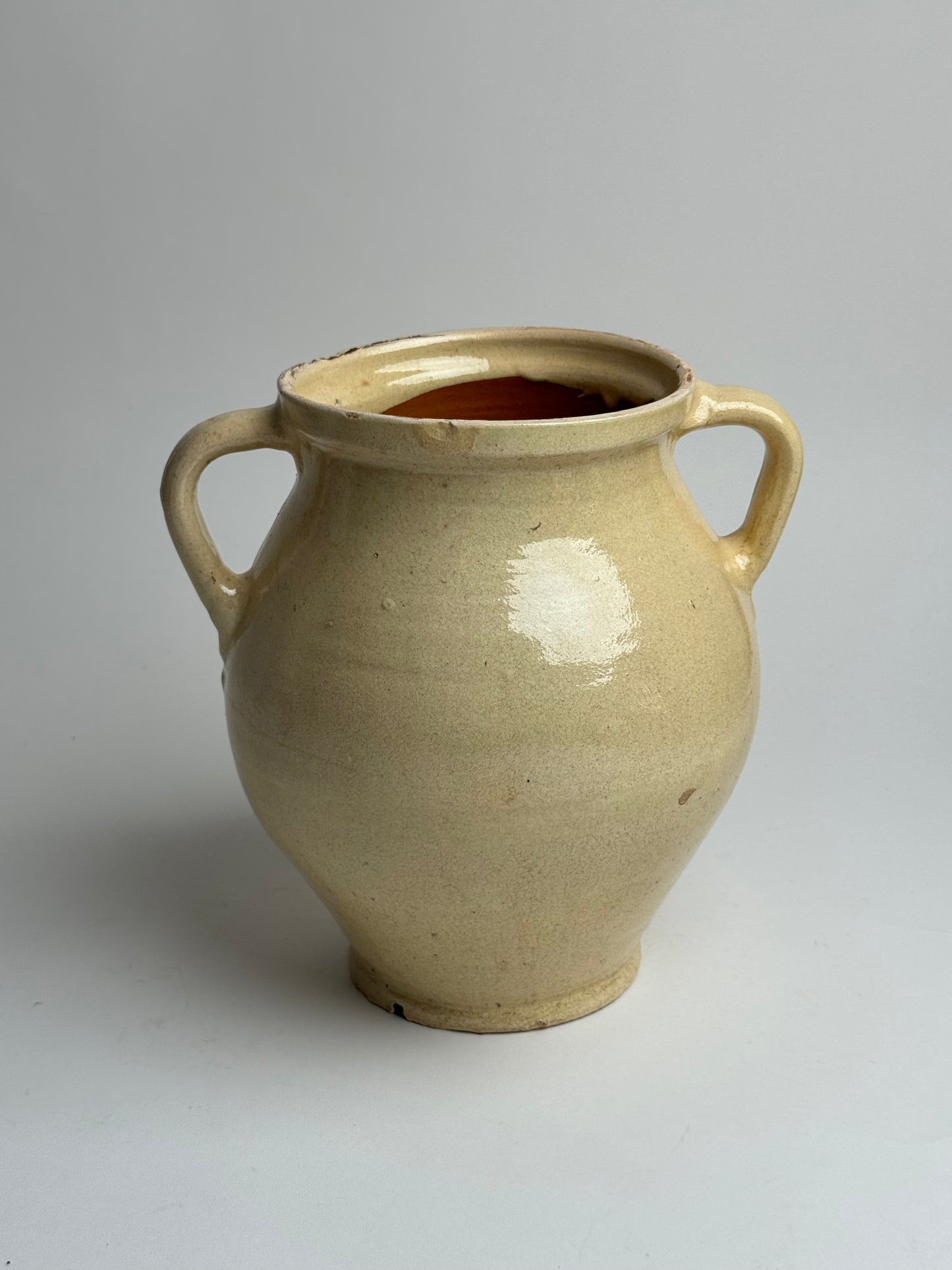 Butter Yellow Twin Handled Vessels