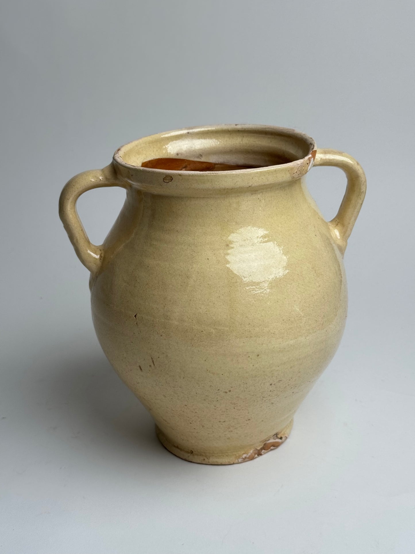 Butter Yellow Twin Handled Vessels