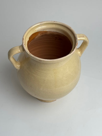 Butter Yellow Twin Handled Vessels