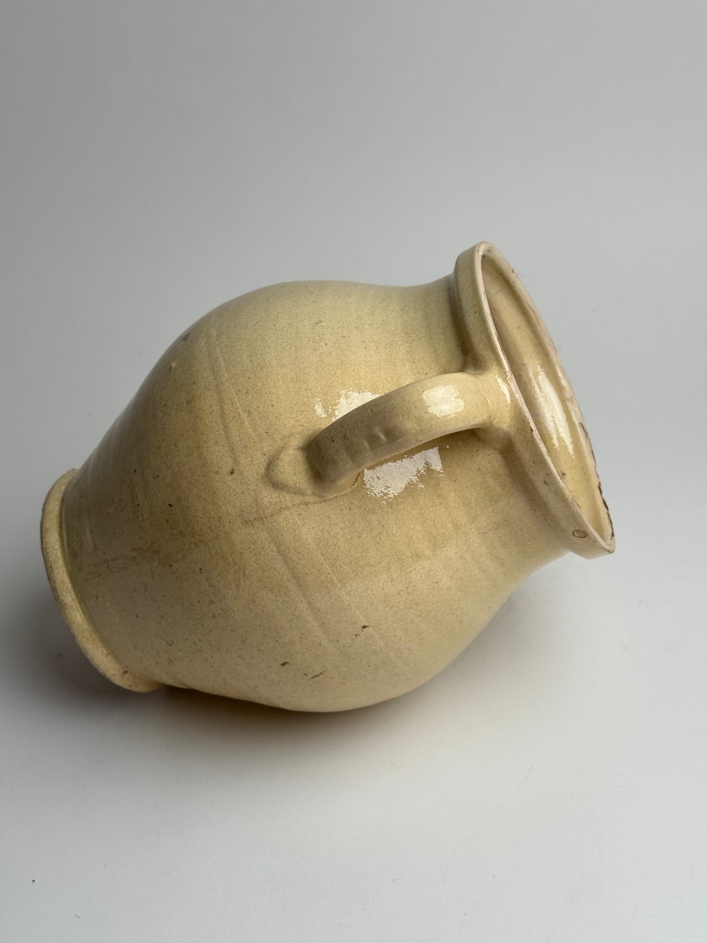 Butter Yellow Twin Handled Vessels