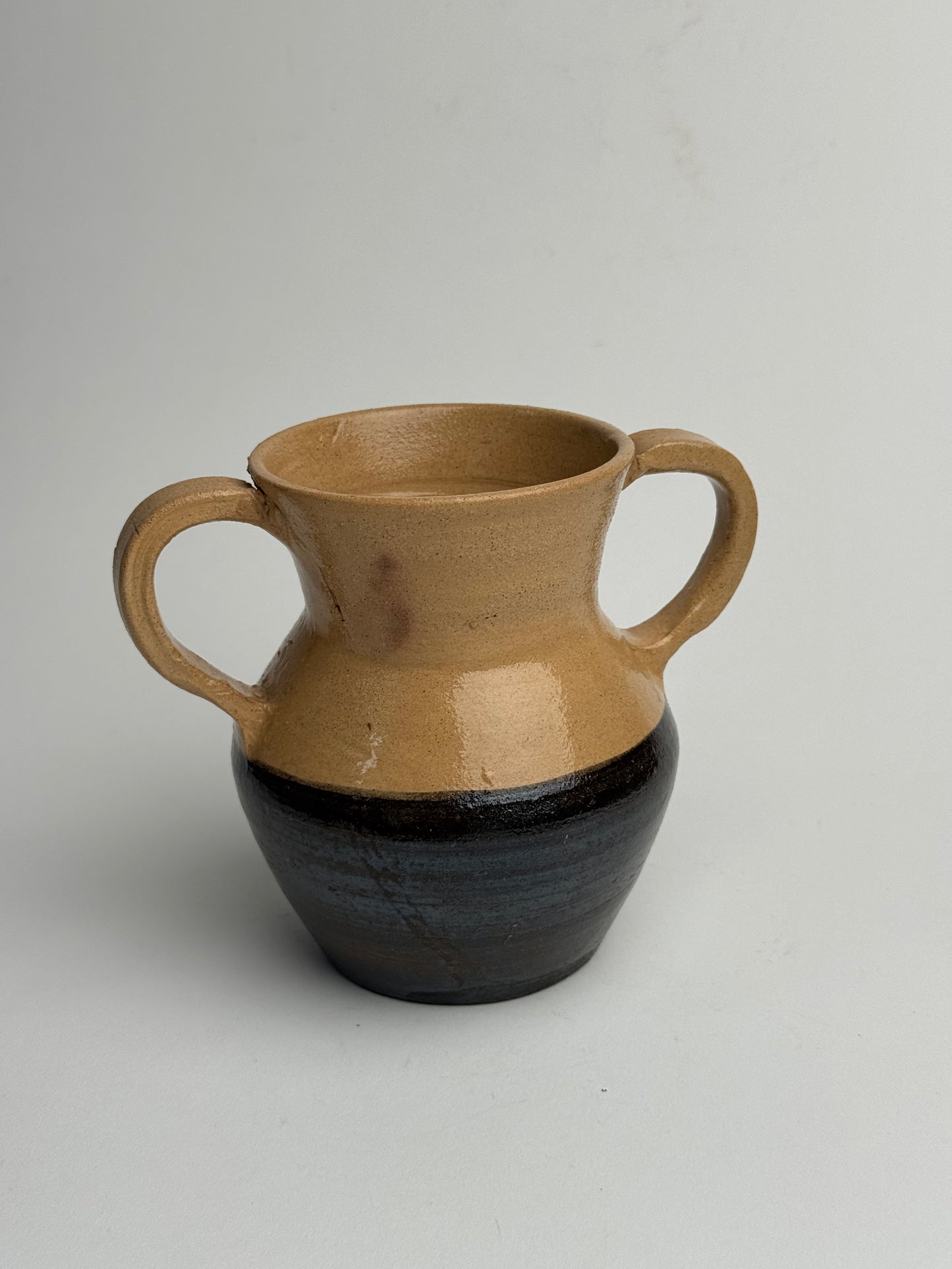 Two Toned Twin Handled Vase