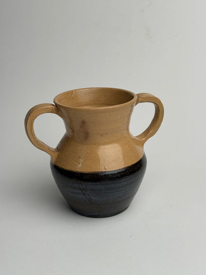 Two Toned Twin Handled Vase