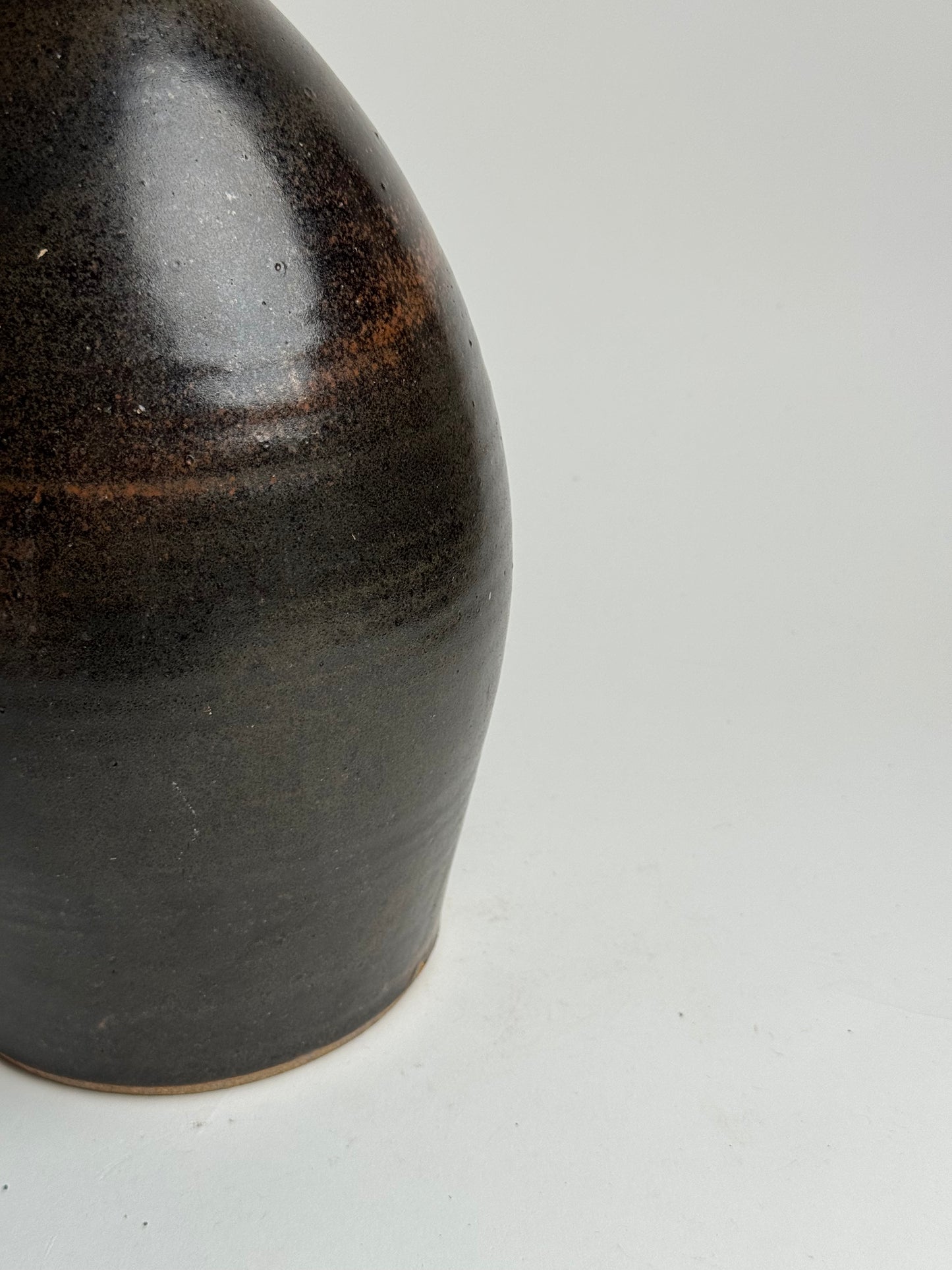 Large Earthy Glazed Stoneware Jug