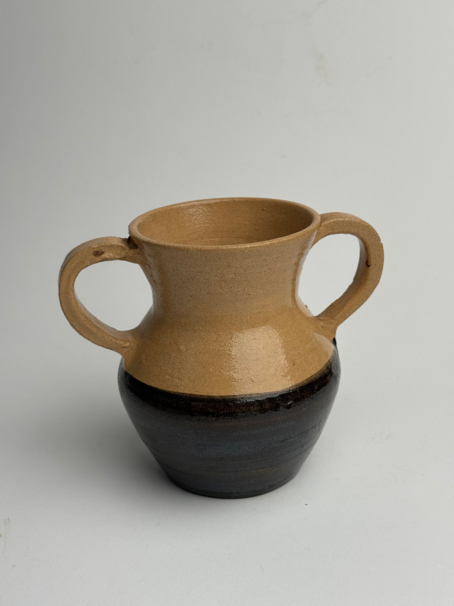 Two Toned Twin Handled Vase