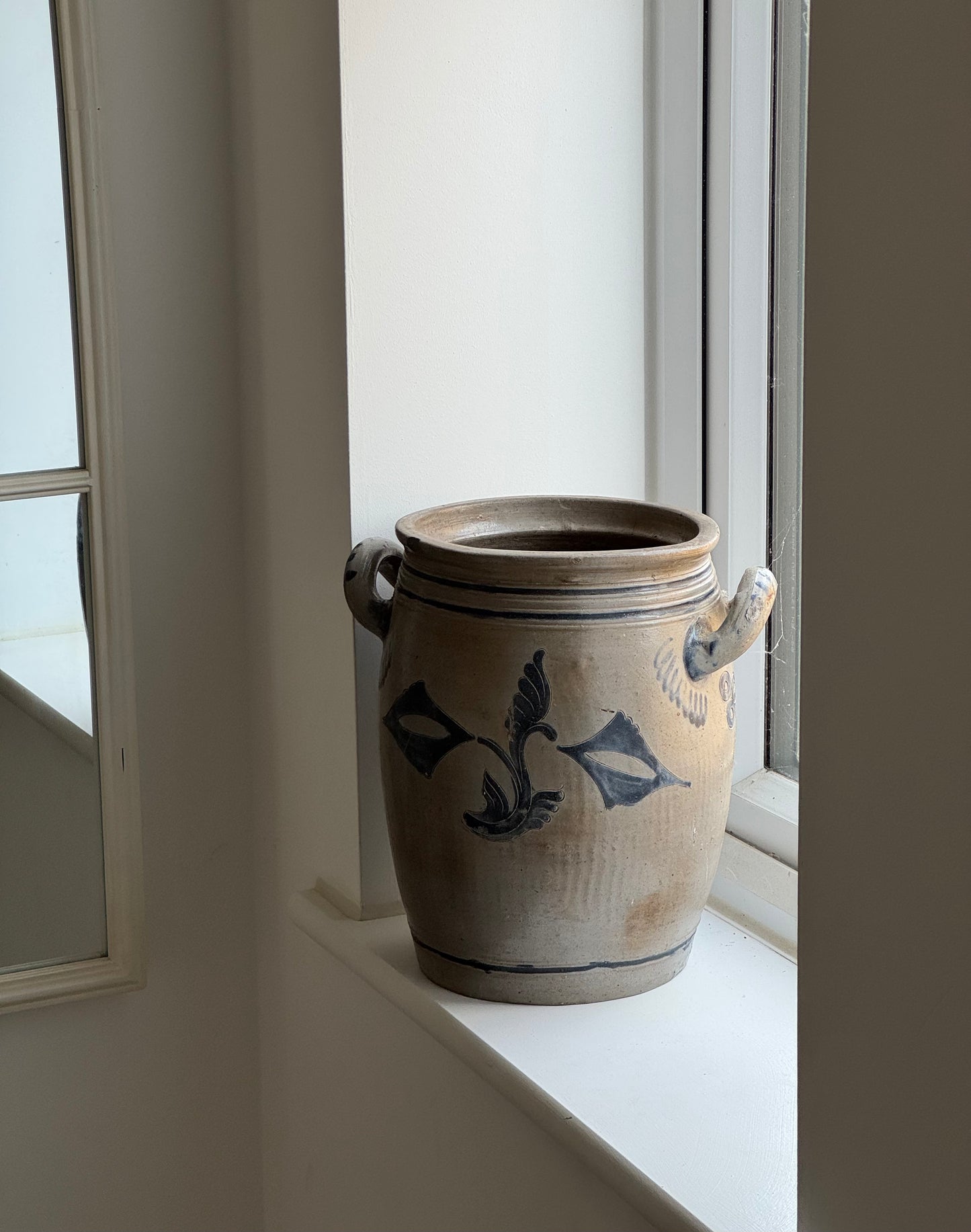 Large French Salt-glazed Alsace Pot
