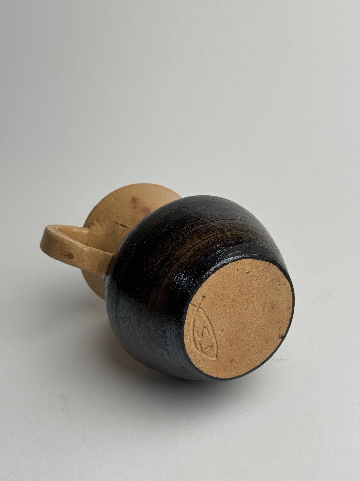 Two Toned Twin Handled Vase