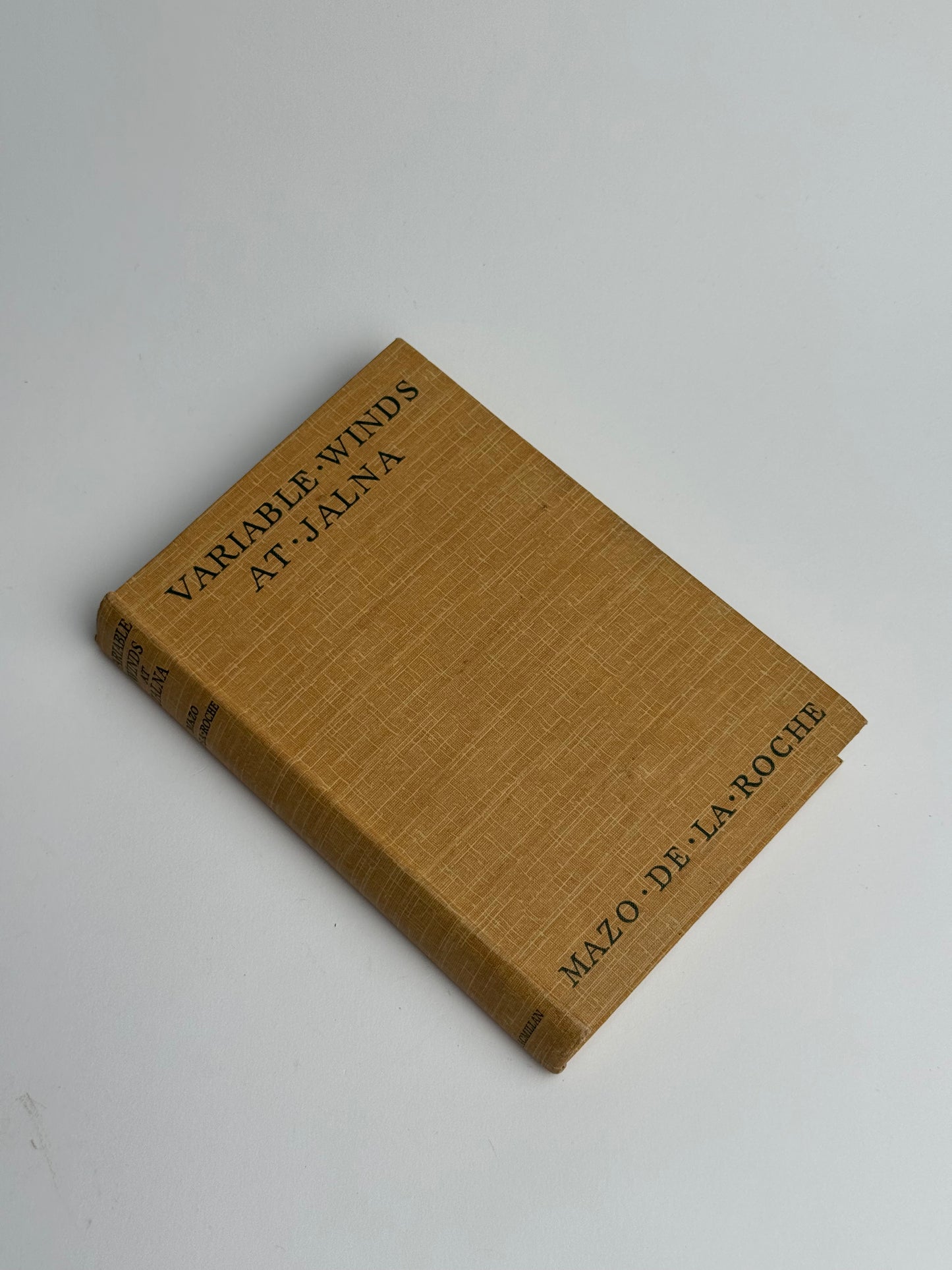 Mustard Beige Vintage Book