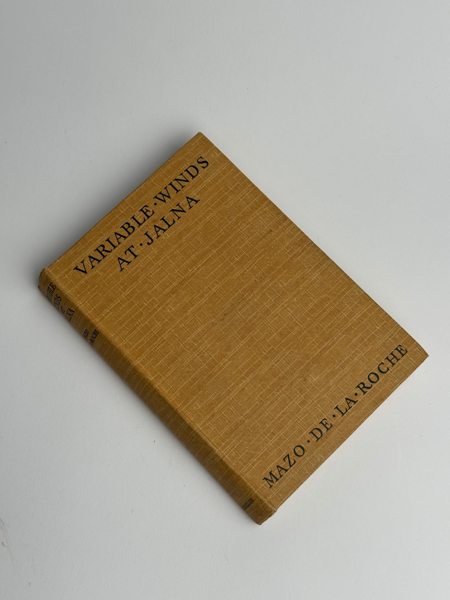 Mustard Beige Vintage Book