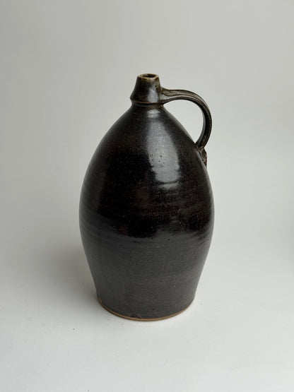 Large Earthy Glazed Stoneware Jug