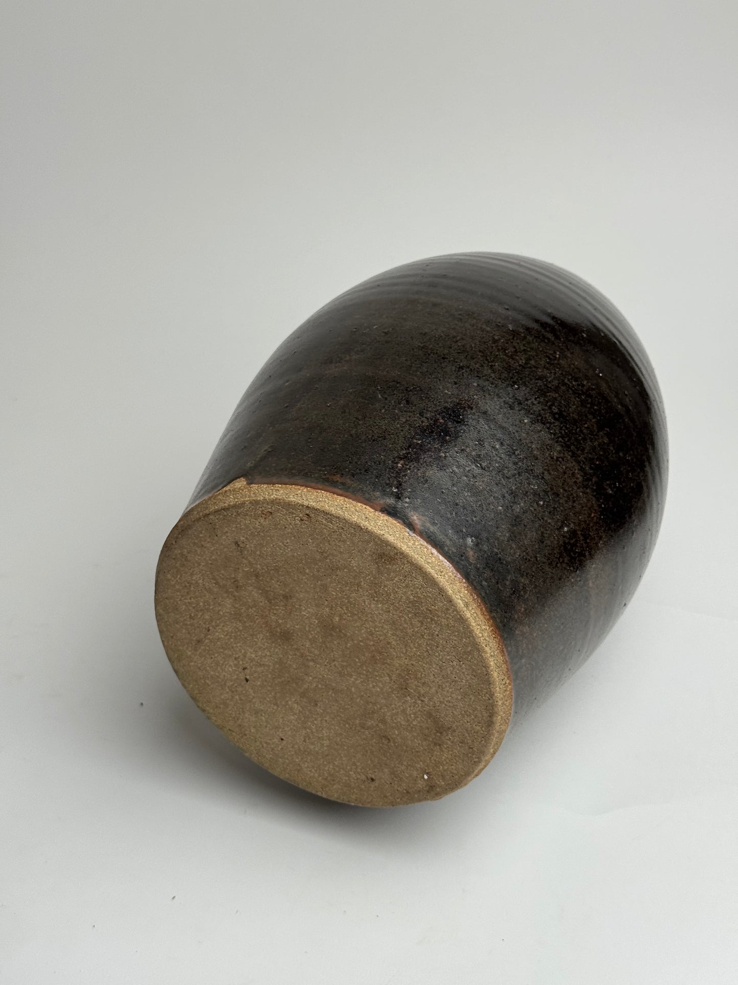 Large Earthy Glazed Stoneware Jug